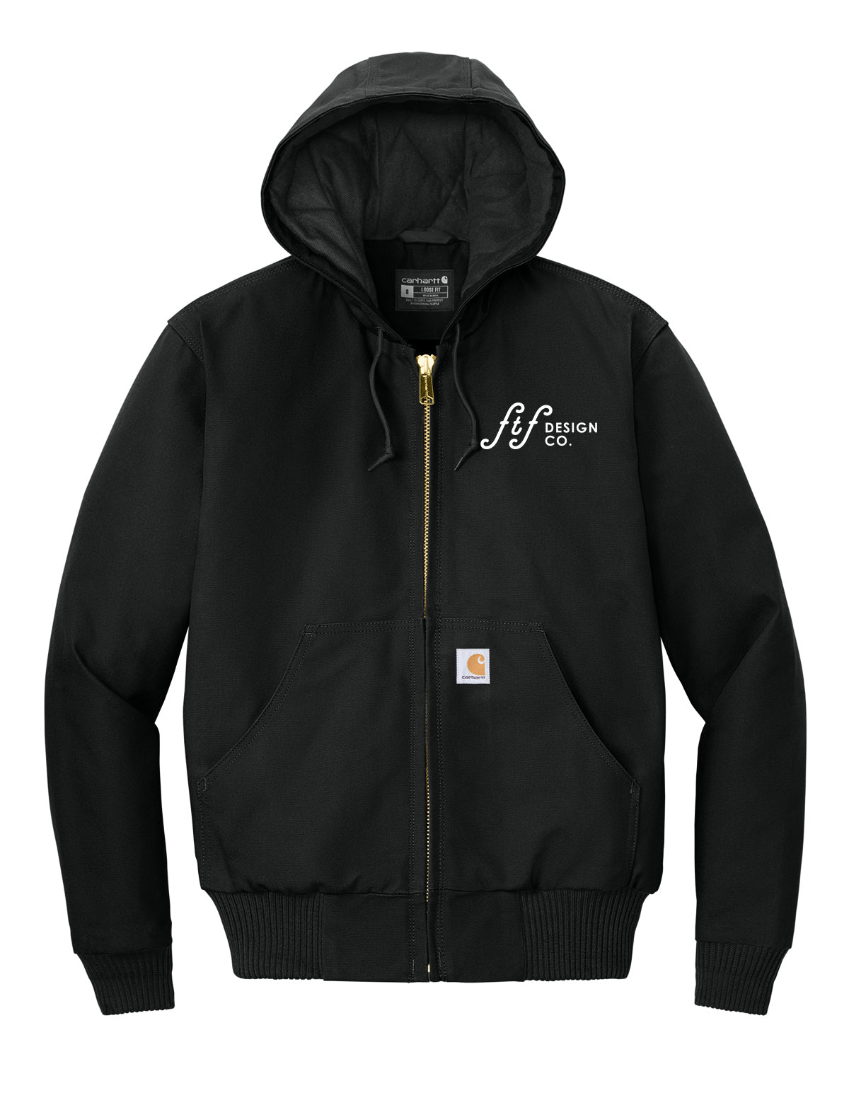 Carhartt® Quilted-Flannel-Lined Duck Active Jac